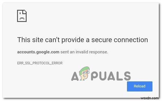 จะแก้ไข “ERR_SSL_Protocol_Error” บน Google Chrome ได้อย่างไร 