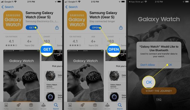 วิธีเชื่อมต่อ Galaxy Watch กับ iPhone