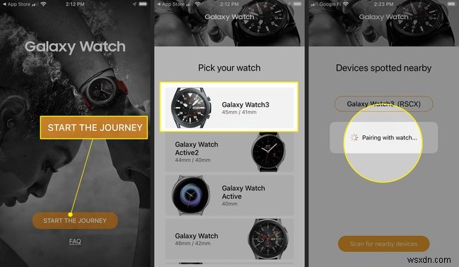 วิธีเชื่อมต่อ Galaxy Watch กับ iPhone