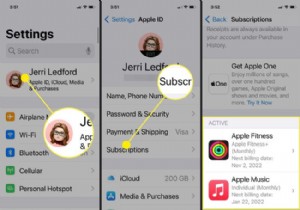 วิธีดูการสมัครรับข้อมูลบน iPhone
