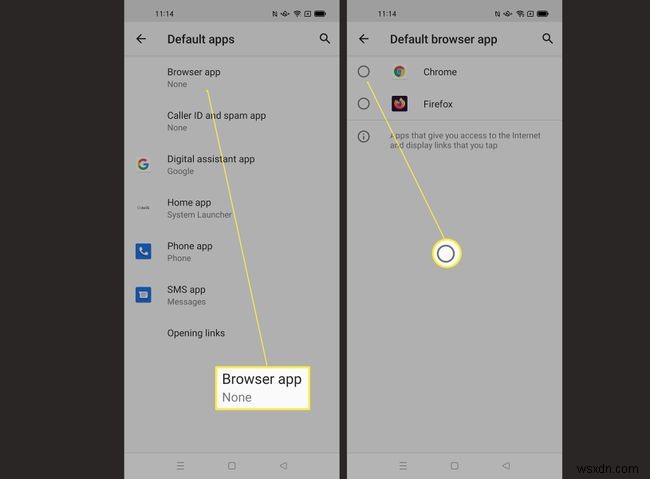 วิธีตั้งค่า Chrome เป็นเบราว์เซอร์เริ่มต้นบน Android