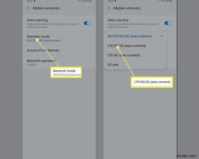 วิธีปิด 5G บน Samsung S20