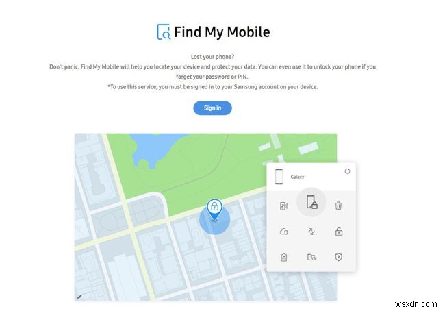 วิธีใช้ Samsung Find My Mobile