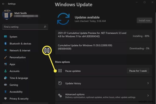 วิธีหยุดการอัปเดต Windows 11 ที่กำลังดำเนินการ