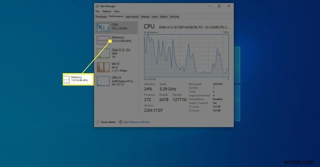 วิธีตรวจสอบความเร็ว RAM บน Windows 10