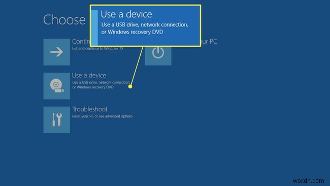 วิธีการชุบชีวิต Windows 10 ด้วย USB การกู้คืน