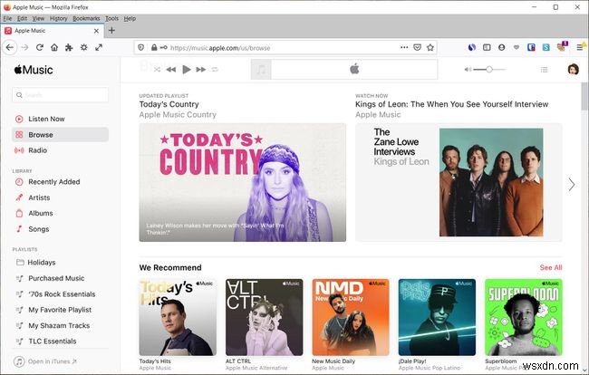 วิธีใช้ Apple Music บน Windows 10