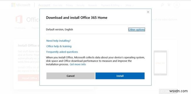 วิธีการติดตั้ง Microsoft 365 บนพีซีของคุณ