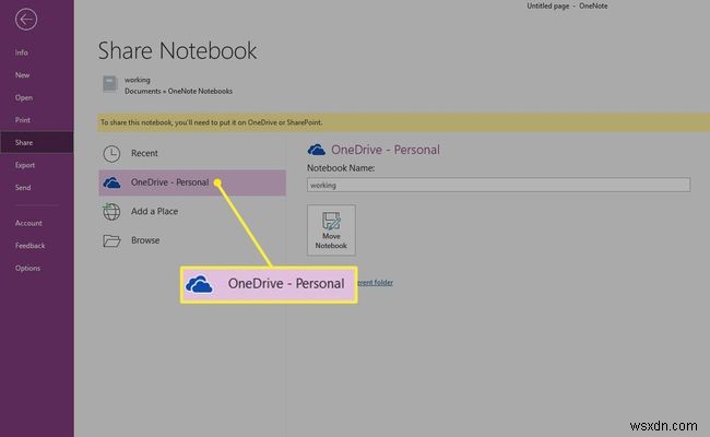 วิธีการซิงค์ OneNote กับบัญชี OneDrive ของคุณ