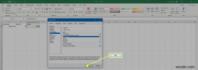 วิธีใช้ฟังก์ชัน EDATE ใน Excel