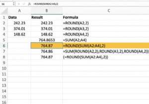 วิธีการรวมฟังก์ชัน ROUND และ SUM ใน Excel