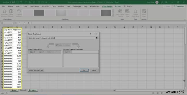 วิธีการสร้างรายงานใน Excel