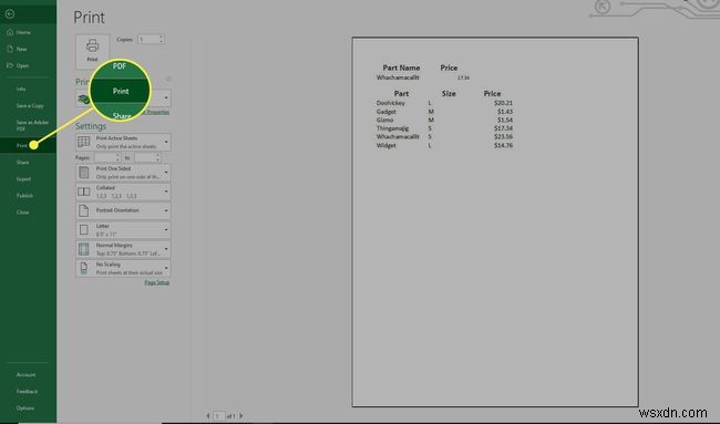 วิธีการลบหน้าใน Excel