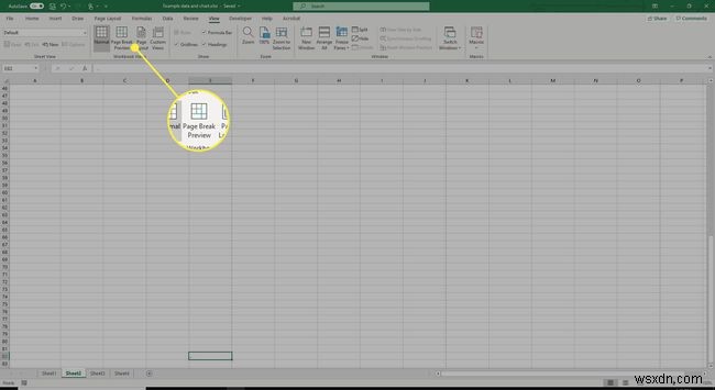 วิธีการลบหน้าใน Excel