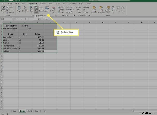 วิธีการลบหน้าใน Excel