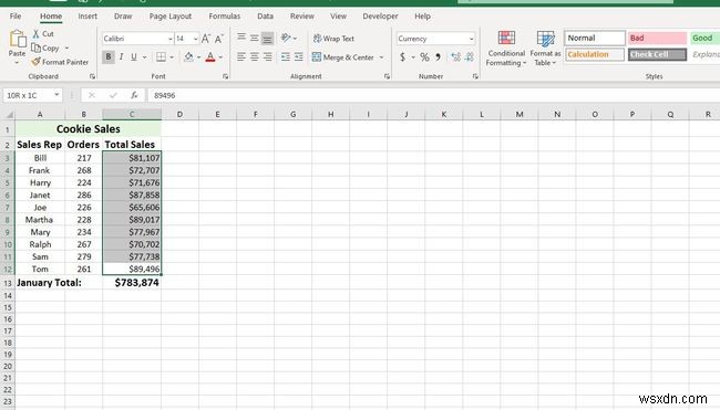 วิธีการกำหนดและแก้ไขช่วงที่มีชื่อใน Excel