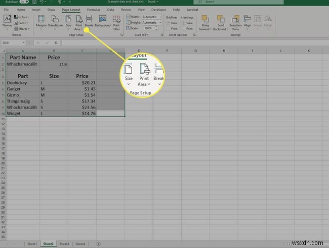 วิธีการลบหน้าใน Excel