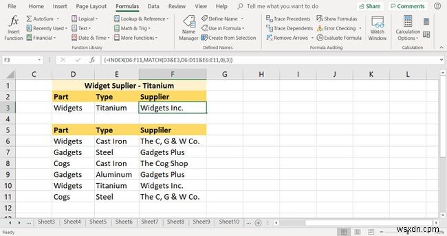 วิธีสร้างสูตรการค้นหา Excel ด้วยเกณฑ์หลายเกณฑ์