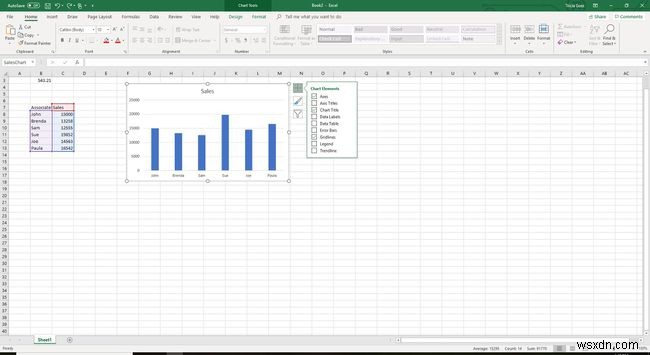 เรียนรู้วิธีแสดงหรือซ่อนแกนแผนภูมิใน Excel