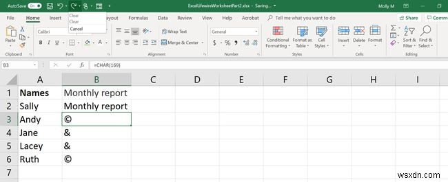 วิธีใช้เลิกทำ ทำซ้ำ และทำซ้ำใน Excel