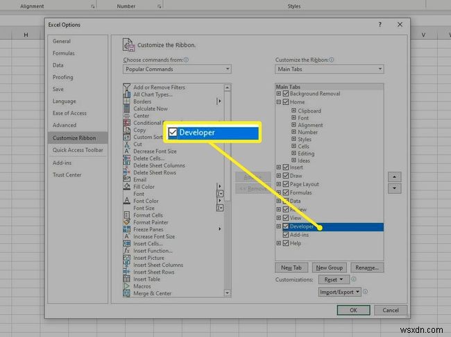 วิธีการสร้างมาโครใน Excel