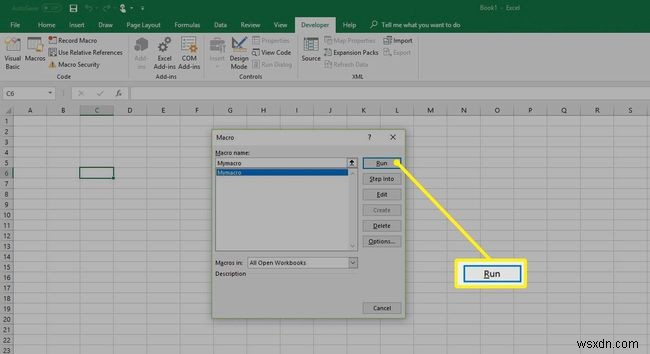 วิธีการสร้างมาโครใน Excel