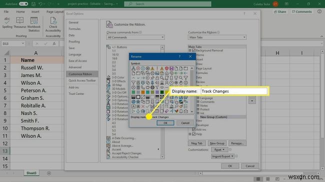 วิธีใช้การติดตามการเปลี่ยนแปลงใน Excel