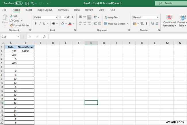 วิธีใช้ฟังก์ชัน ISBLANK ใน Excel