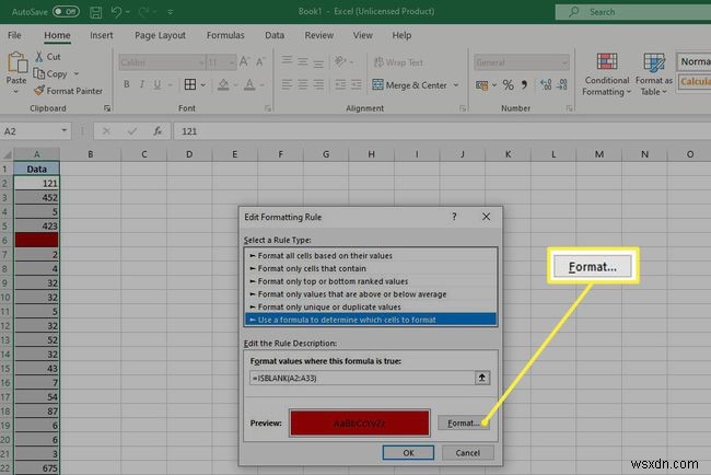 วิธีใช้ฟังก์ชัน ISBLANK ใน Excel