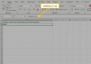 วิธีใช้ฟังก์ชัน Excel MID