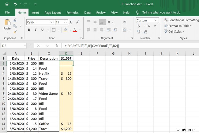 วิธีใช้ฟังก์ชัน IF ใน Excel