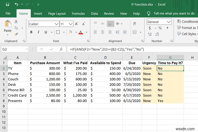 วิธีใช้ฟังก์ชัน IF ใน Excel