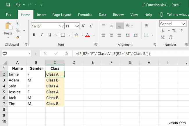 วิธีใช้ฟังก์ชัน IF ใน Excel