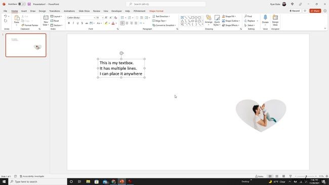 วิธีการครอบตัดรูปร่างใน PowerPoint