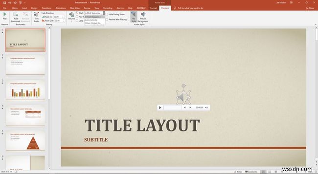 วิธีการเพิ่มเพลงใน PowerPoint