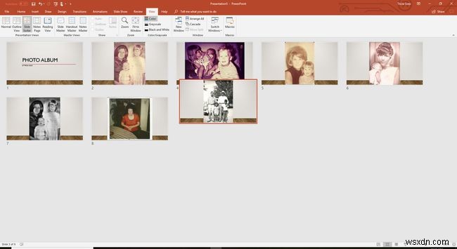 วิธีสร้างอัลบั้มรูปภาพดิจิทัลใน PowerPoint