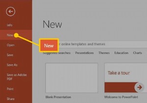 วิธีการสร้างงานนำเสนอ PowerPoint