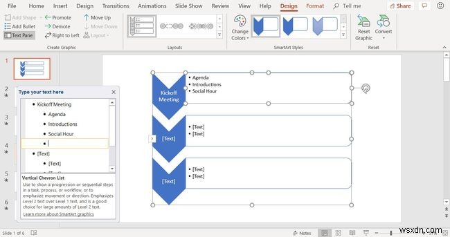 วิธีสร้างไทม์ไลน์ใน PowerPoint