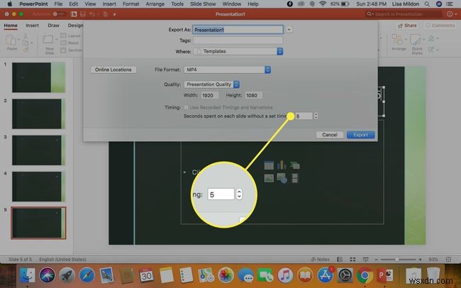 วิธีการแปลง PowerPoint เป็นวิดีโอ