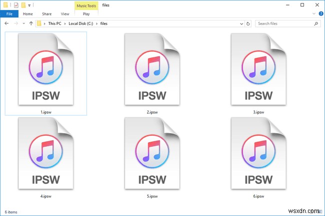 ไฟล์ IPSW คืออะไร