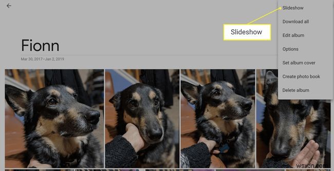 วิธีสร้างสไลด์โชว์ด้วย Google Photos