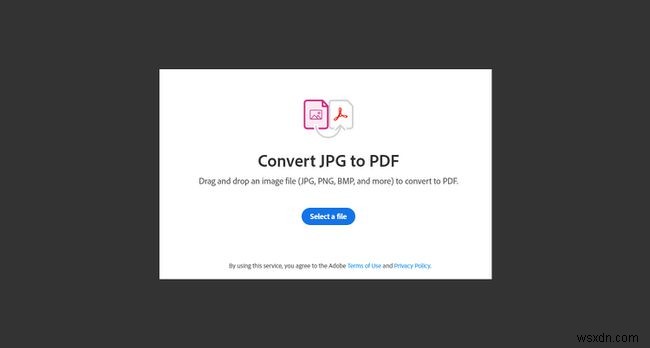 วิธีการแปลง JPG เป็น PDF