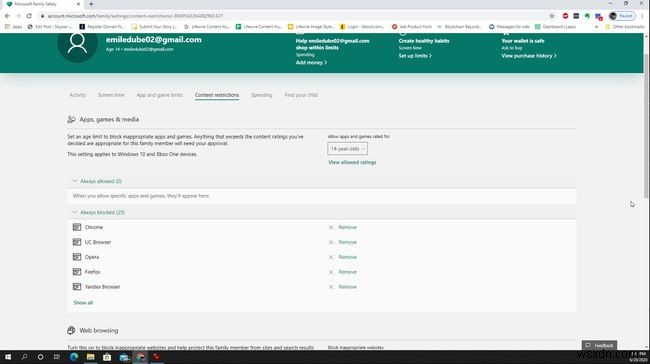 วิธีใช้แอป Microsoft Family Safety
