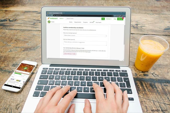 วิธียกเลิกคำสั่งซื้อ Instacart การเป็นสมาชิก และการทดลองใช้ฟรี