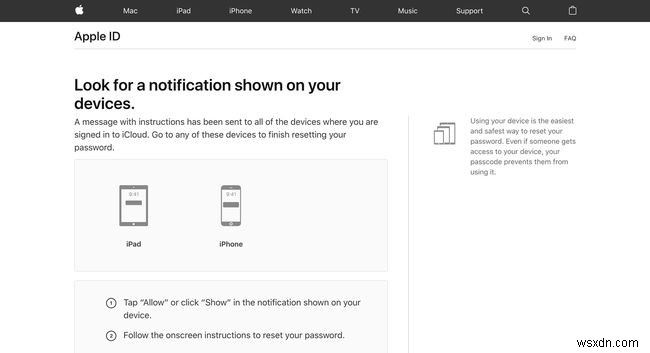 วิธีรีเซ็ตรหัสผ่าน Apple ID ของคุณในไม่กี่ขั้นตอนง่ายๆ