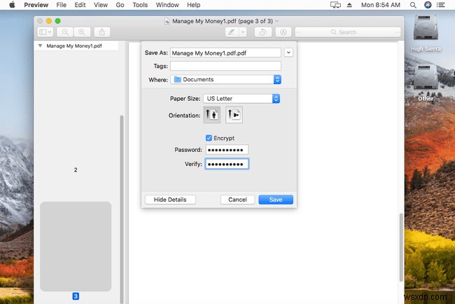 วิธีการป้องกันรหัสผ่าน PDF