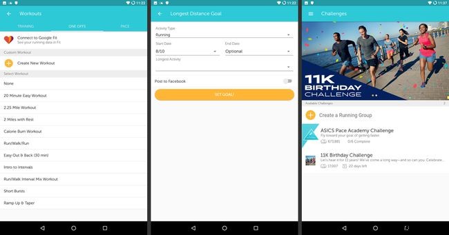 แอป RunKeeper สำหรับ Android