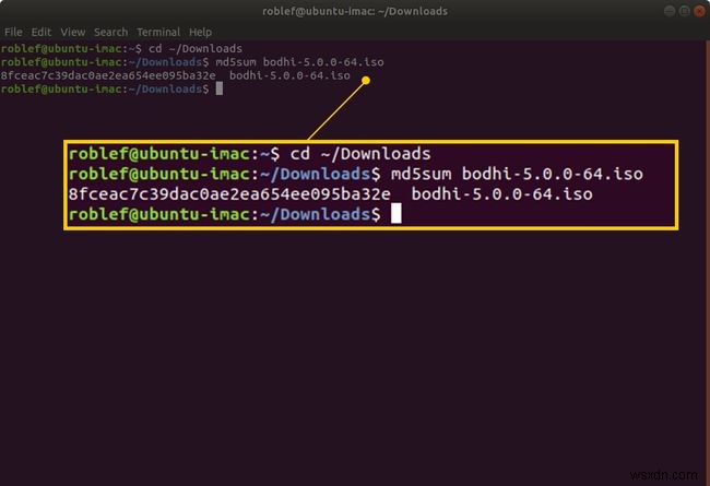 การตรวจสอบ MD5 Checksum ของไฟล์