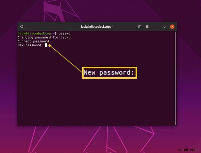 วิธีการเปลี่ยนรหัสผ่านผู้ใช้ของคุณใน Linux