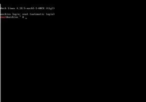 วิธีการติดตั้ง Arch Linux
